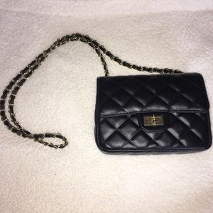 Black Quilted Bag